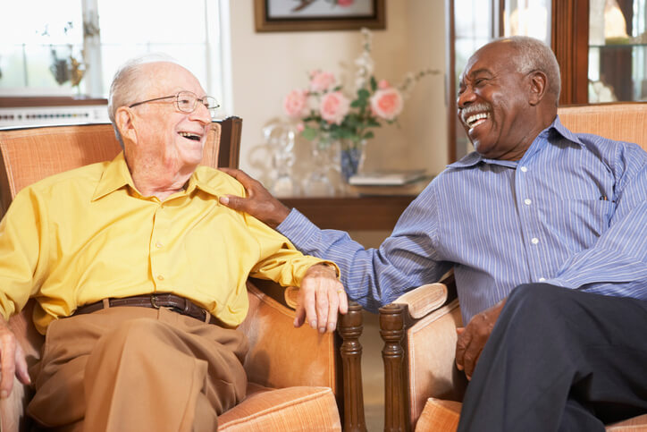men laughing
