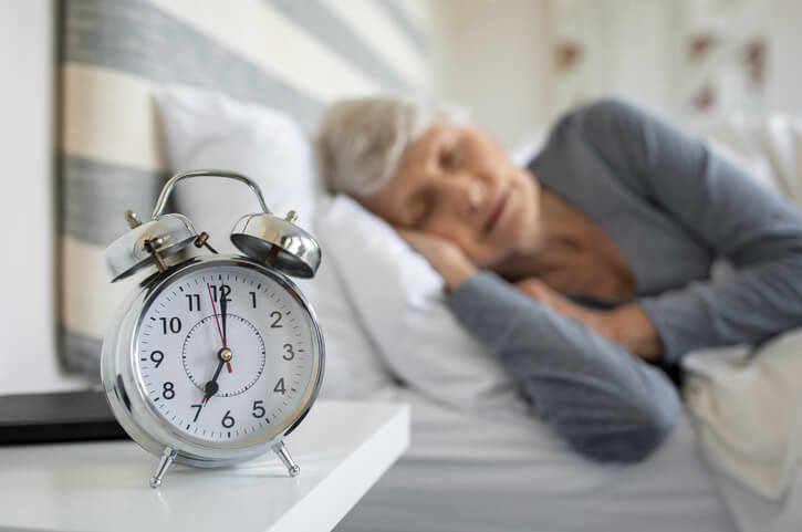woman sleeping
