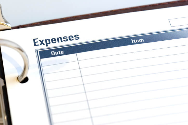 expenses notebook