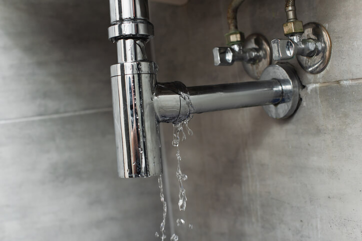 leaking pipe