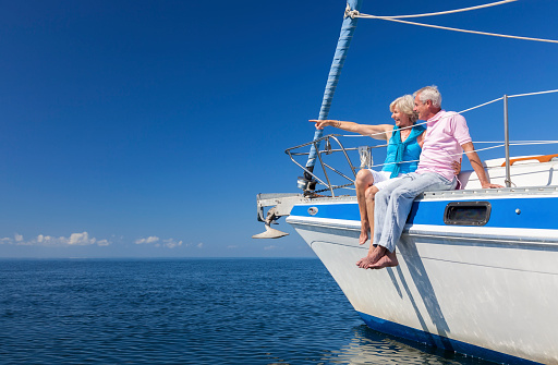 couple on boat