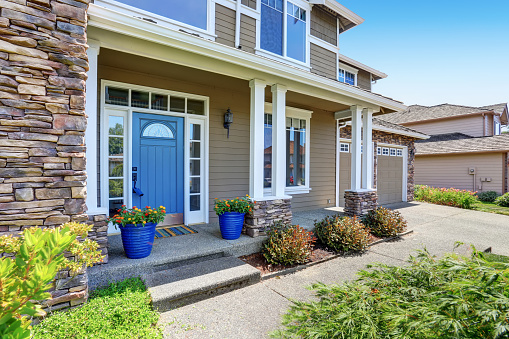 Exterior of a nice, trim home