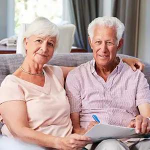 Couple covered by personal insurance