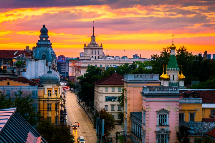 Bulgarian sunset