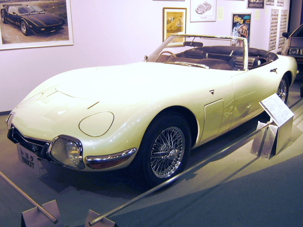 Car in a museum