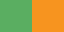orange green