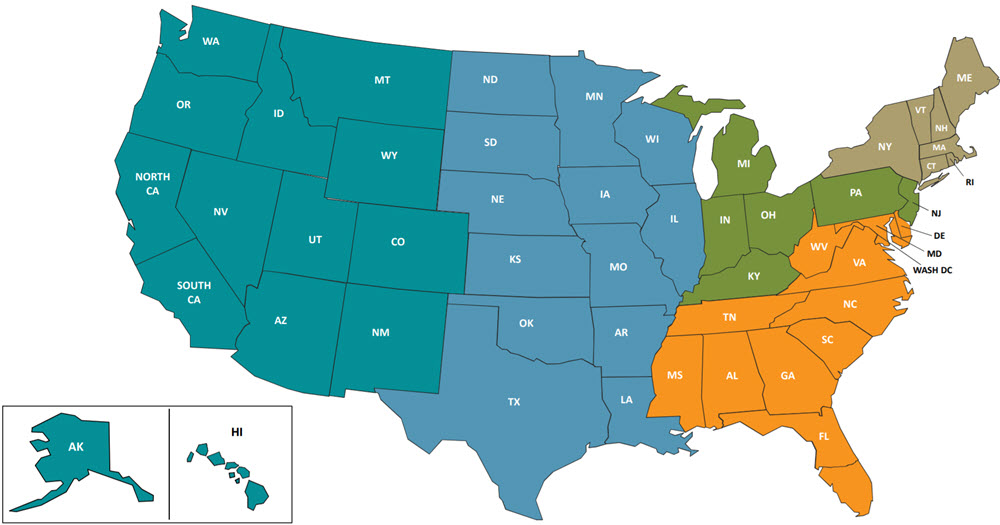 CLS Territory Map