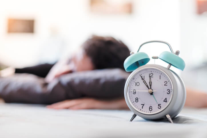 man sleeping