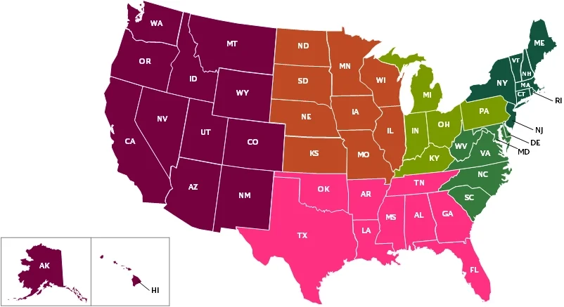 Construction Wrap-Up Contacts map image