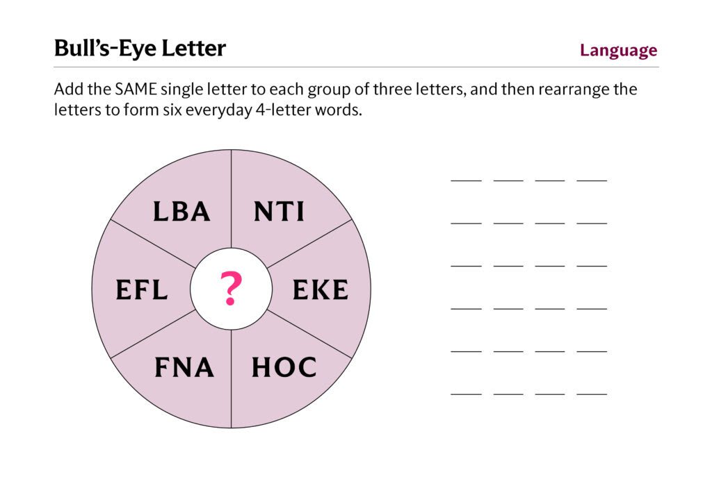 Bull's-Eye Letter