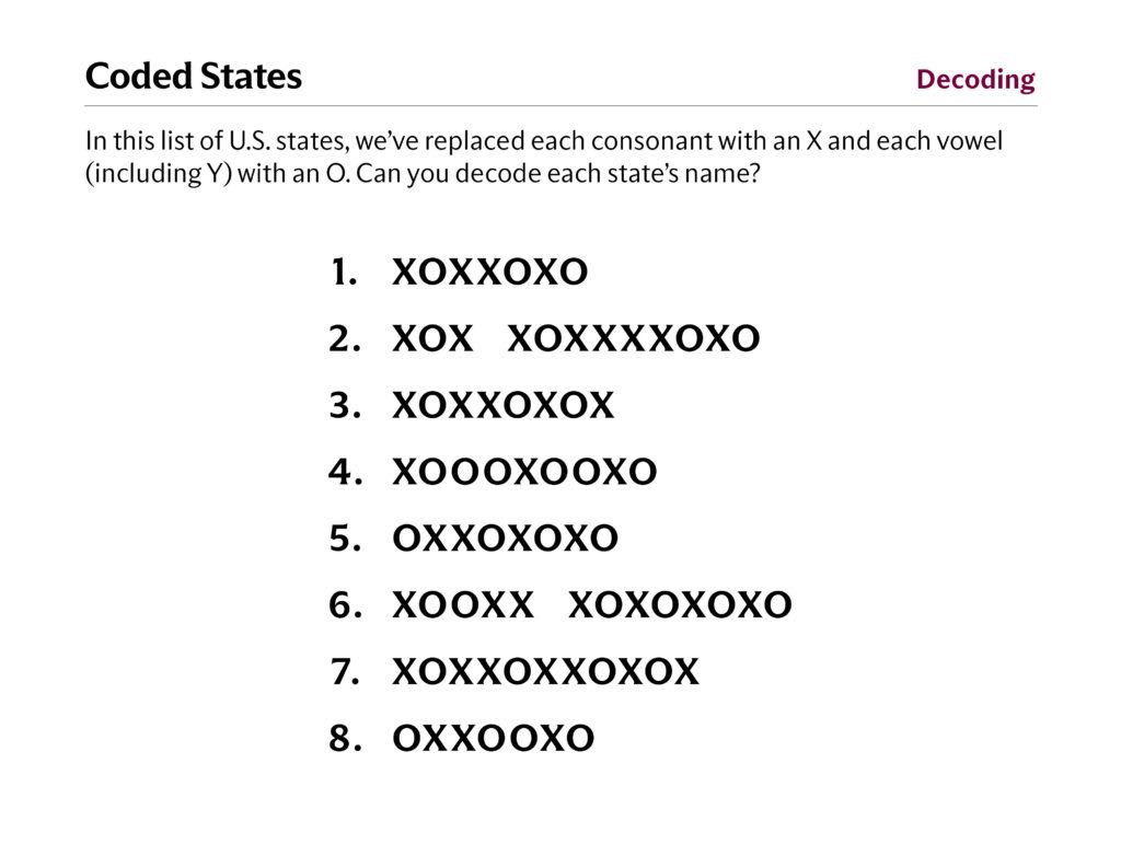 Coded States