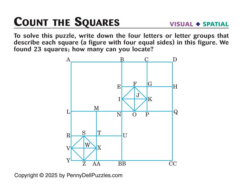 Count the squares