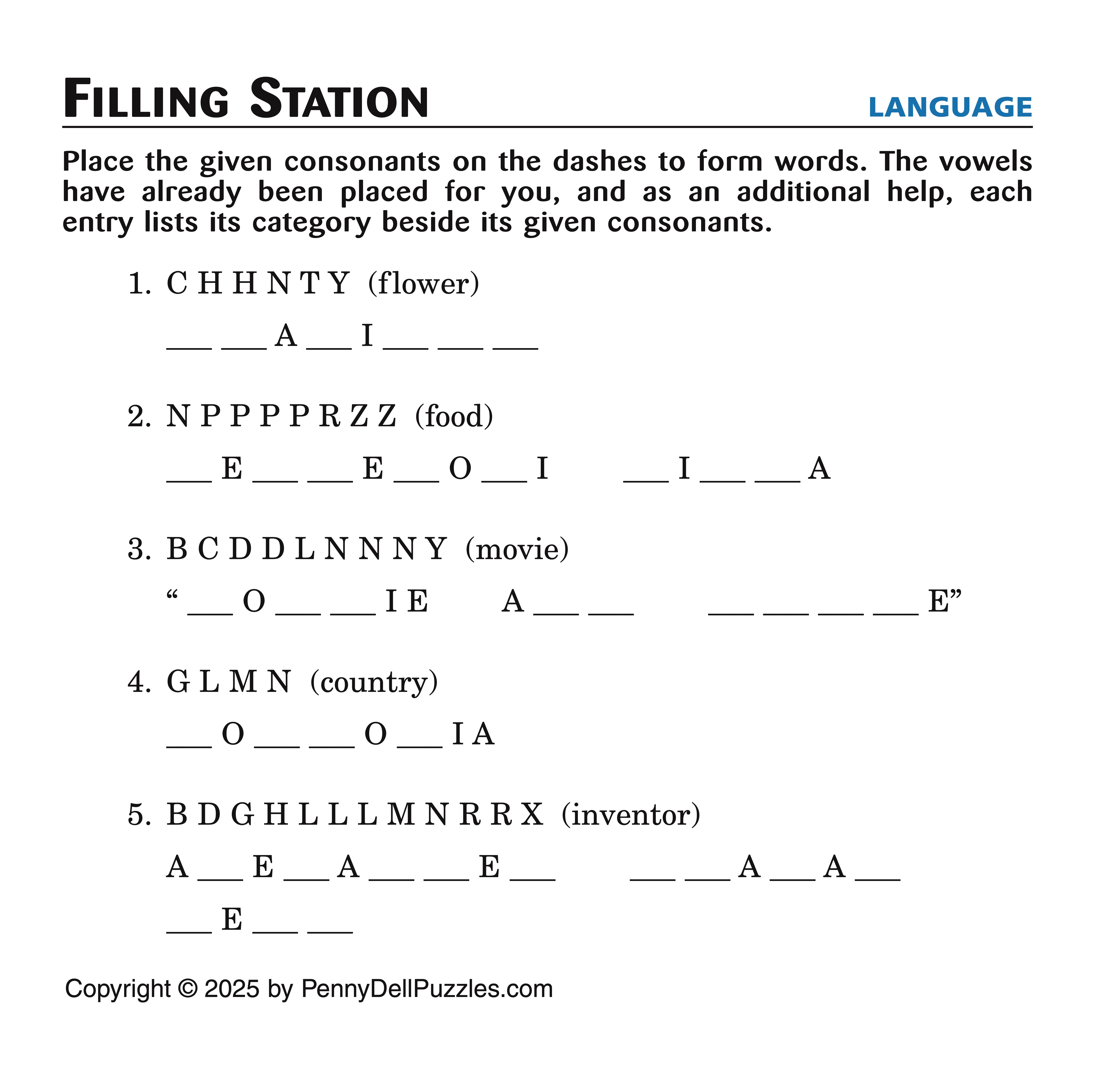 filling station
