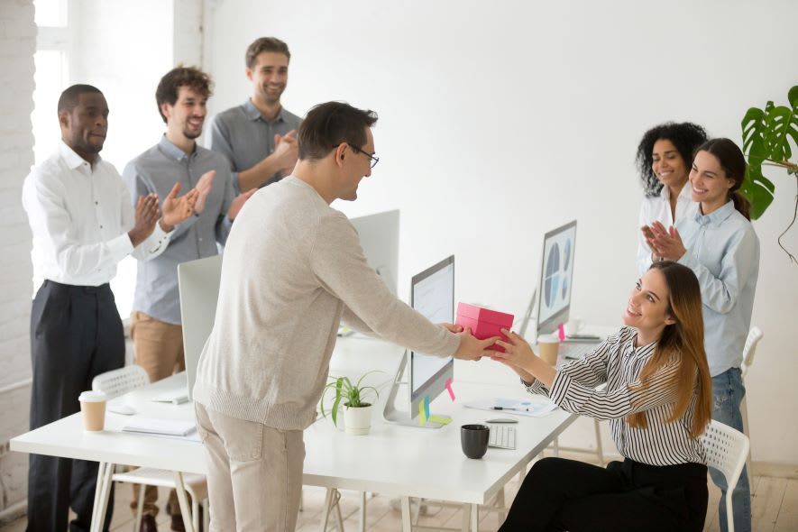 rewarding employee who always is on time