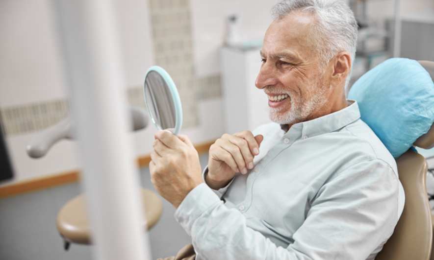 Man at Dentist