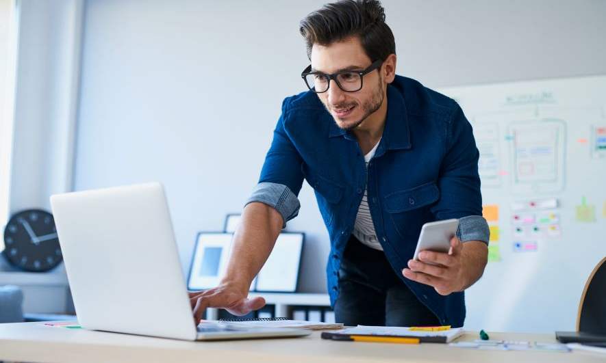 small business owner working on strategic planning for success