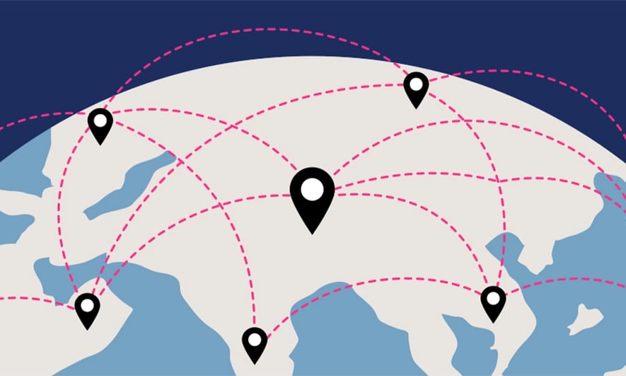 Locations across the globe