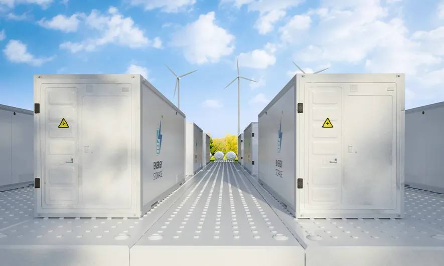 Large electric storage containers