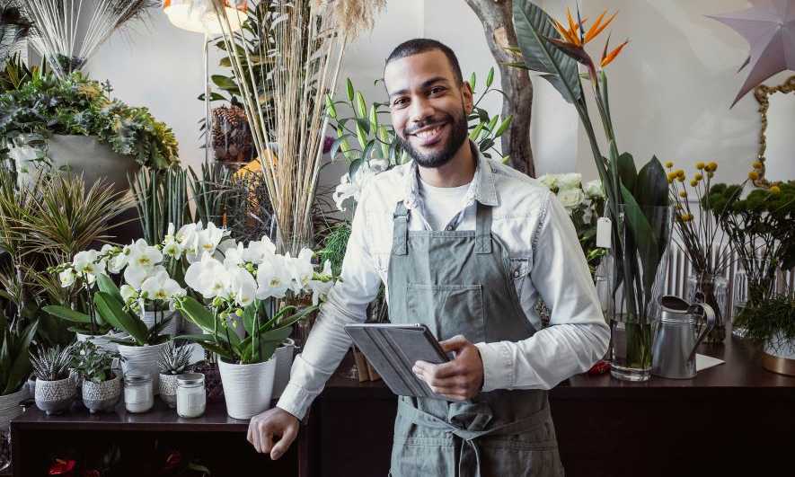 small business owner florist business growing