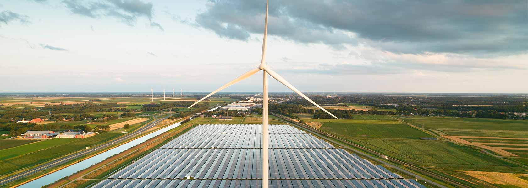 Solar wind farm