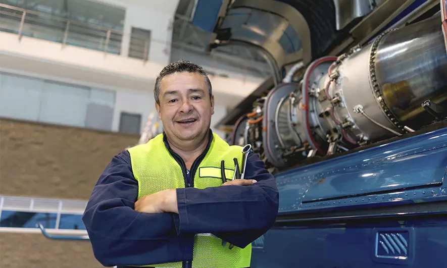 business owner protected by aerospace insurance