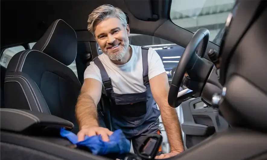 business owner protected by auto detailing insurance