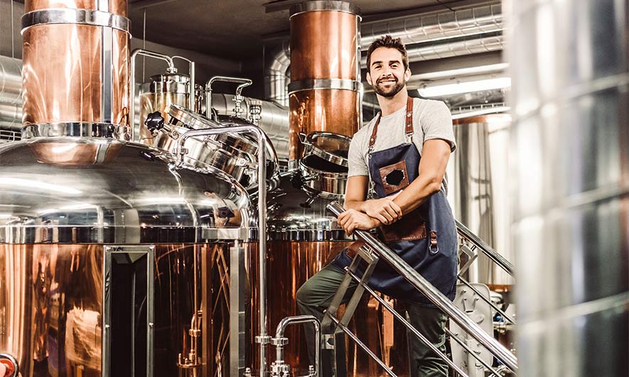 small business owner protected by brewery insurance