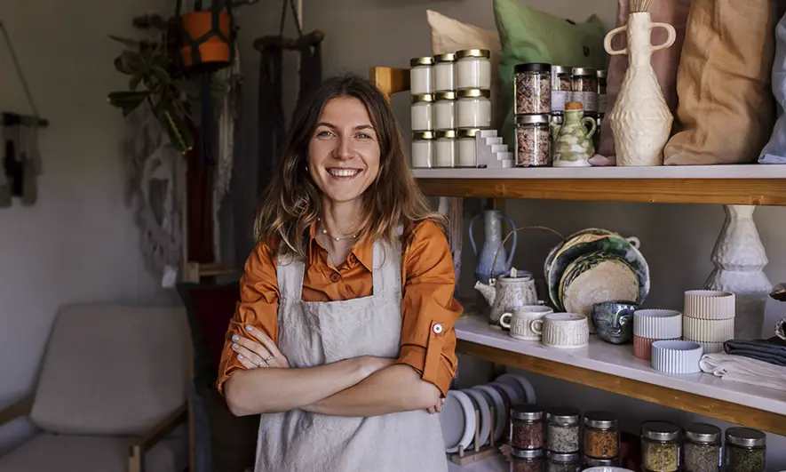 business owner protected by candle making insurance