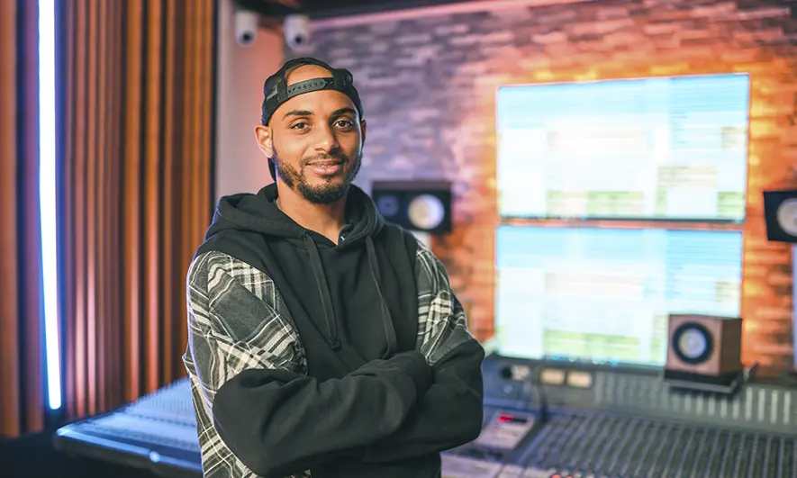 male business owner protected by dj insurance