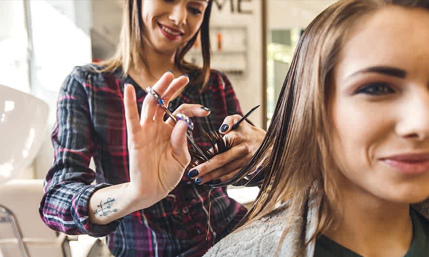 small business owner protected by hair salon insurance