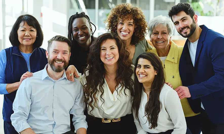 Employees of The Hartford embracing Diversity, Equity and Inclusion