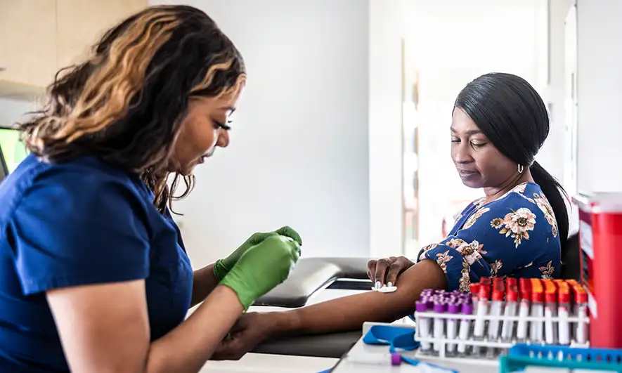 female business owner protected by phlebotomy insurance