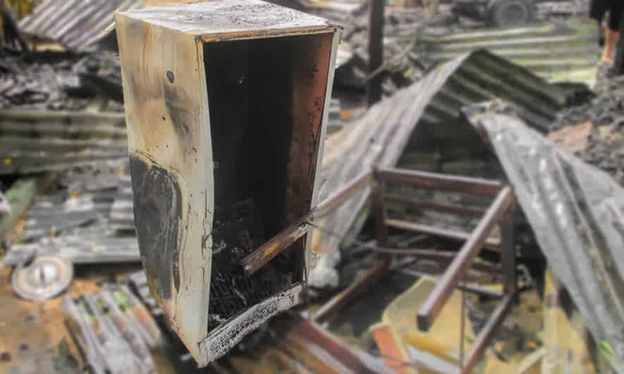 small business owner feels secure with Commercial Fire Insurance