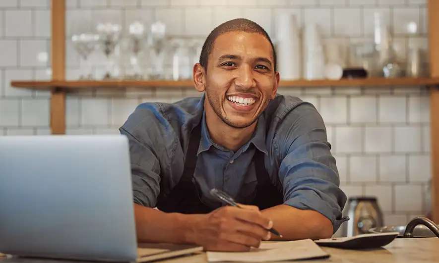 small business owner protected by understanding how to read financial statements