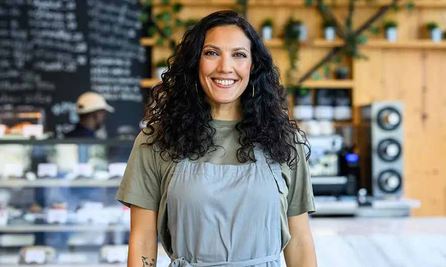 small business owner happy to know How Much Is Business Insurance