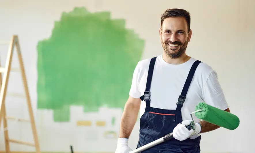 small business owner feeling happy to be protected by short term general liability insurance