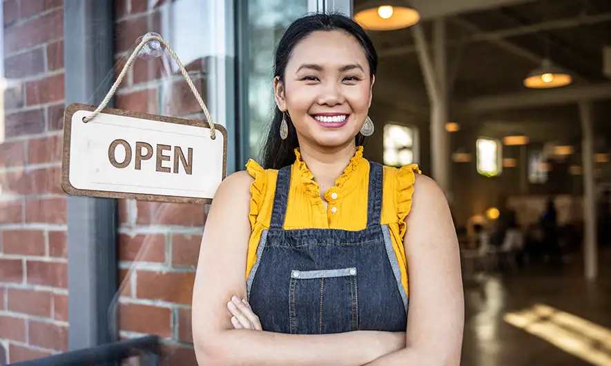female small business owner protected by understanding what is liability insurance