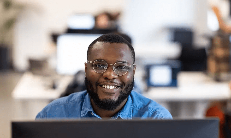 employee happy to work at The Hartford