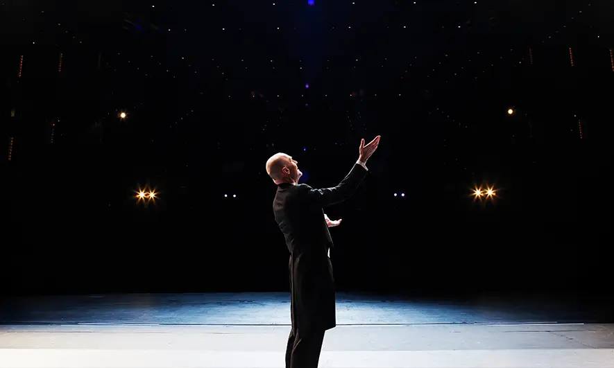 male professional happy to do his job after getting actors insurance