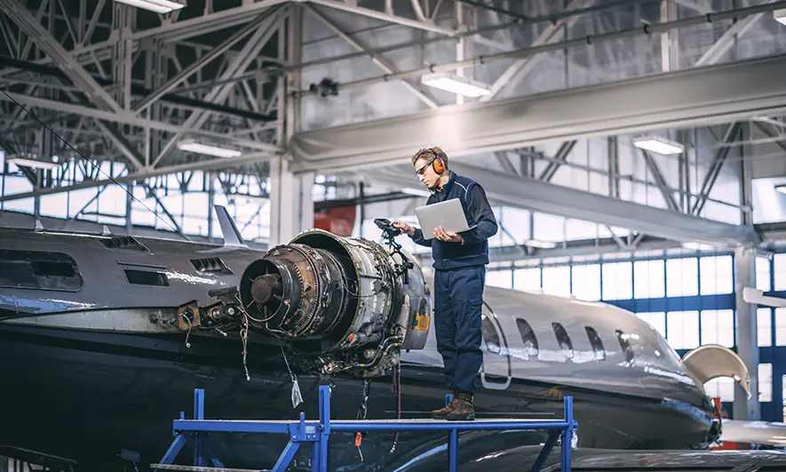 small business owner protected by aeronautical insurance