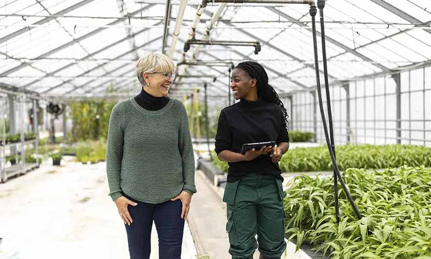 female small business owners protected by agricultural consultant business insurance