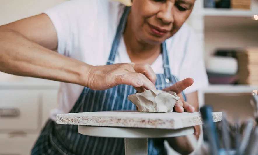 small business owner protected by art studio insurance