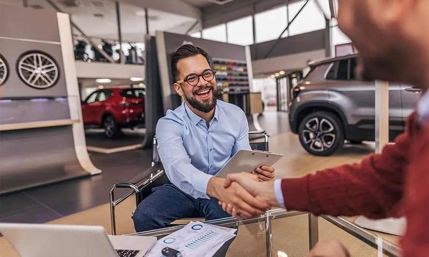 small business owner protected by auto dealer insurance