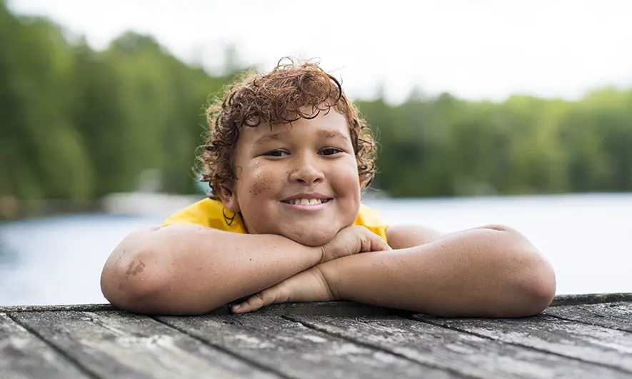 child participant protected by camp insurance