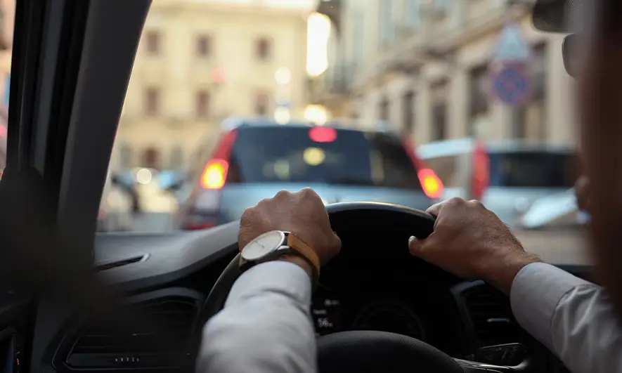 male driver happily protected by Car Insurance in Chicago