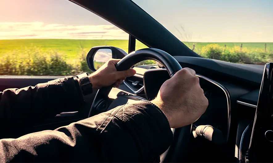 driver protected by car theft insurance from The Hartford