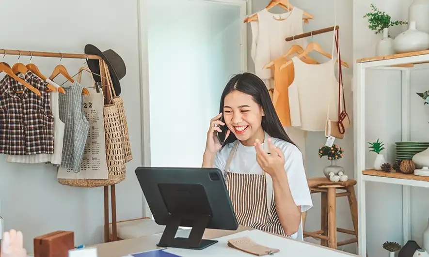 small business owner protected by consignment store insurance