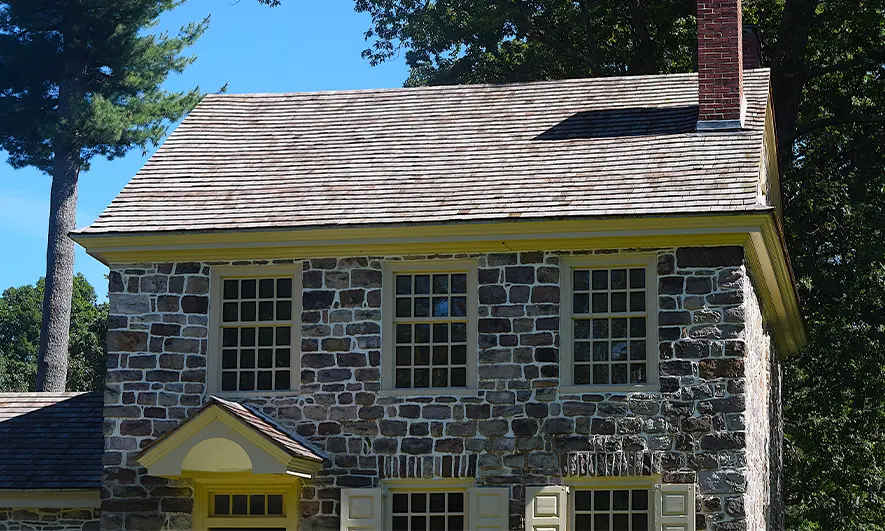 business protected by home insurance for historic homes