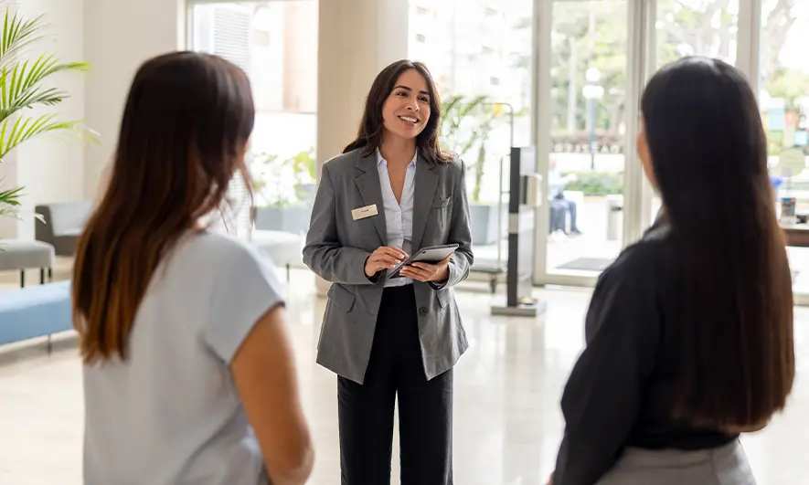 small business owner protected by hospitality industry insurance