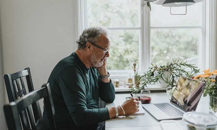 male homeowner protected by insurance Act of God
